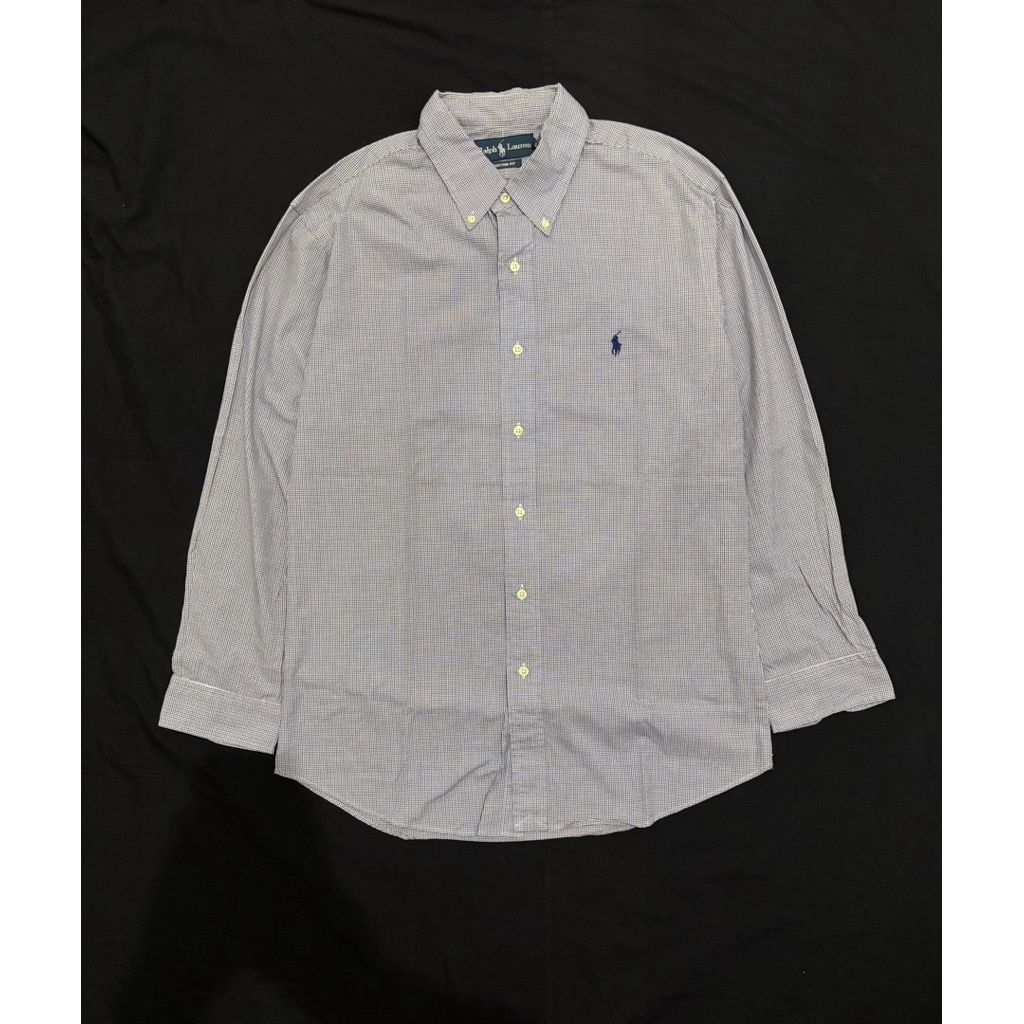 Kemeja Polo Ralph Laurent Grey Girham