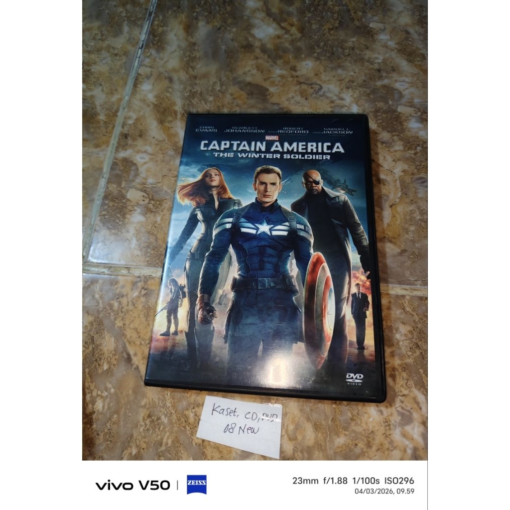 Kaset DVD CAPTAIN AMERICA - THE WINTER SOLDIER