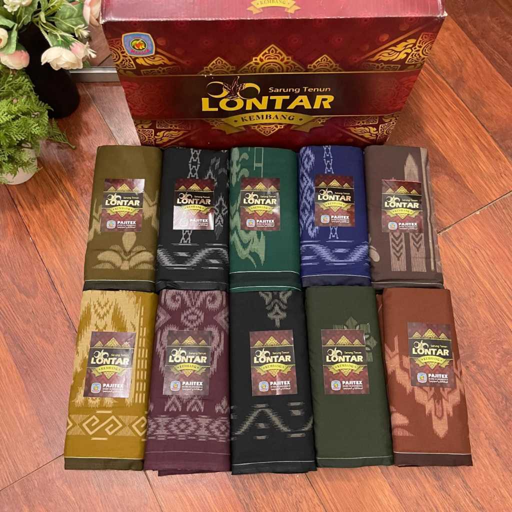 Sarung LONTAR asli/Sarung LONTAR POLOS Pria ORIGINAL/LONTAR kualitas premium halus tebal nyaman dipa