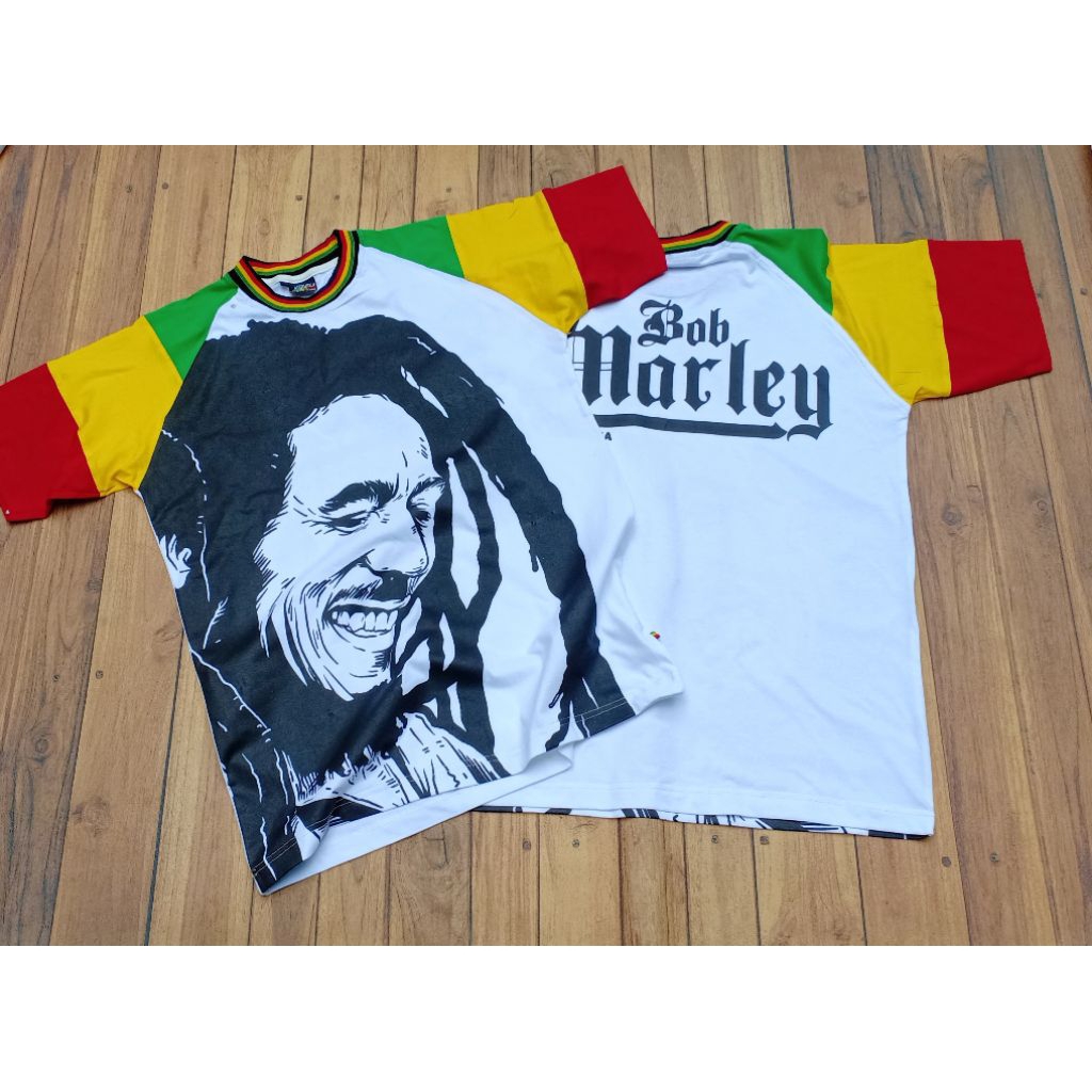 kaos kombinasi rasta bob marley reggae baju rege jatimaika 420 ganja