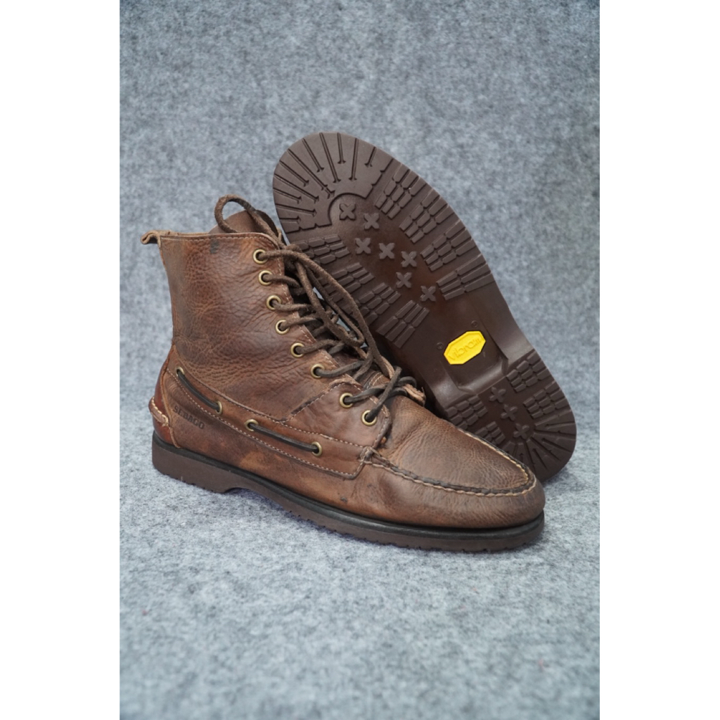 Sebago Leather Hi-Top Boot - Size 41/26 cm