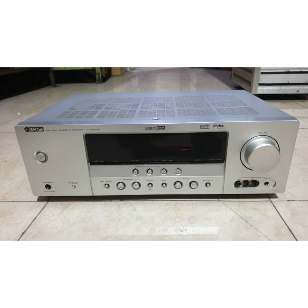 power amplifier dsp home theater 5.1 dolby suround YAMAHA HTR-6030 second bekas normal siap pakai su