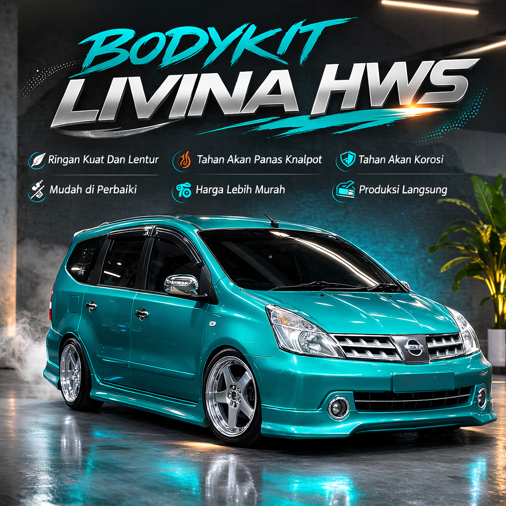BODYKIT GRAND LIVINA 2007-2012 HWS BODYKIT NISSAN GRANDLIVINA HWS