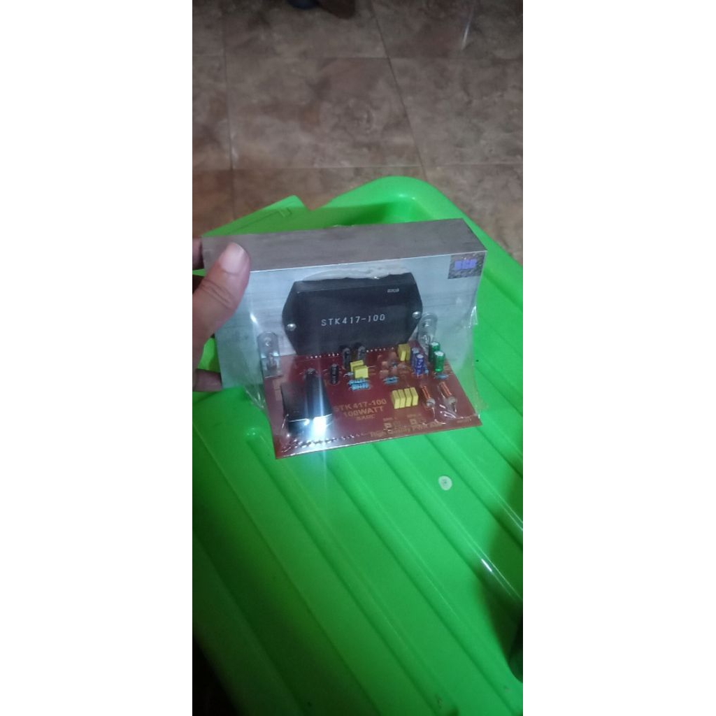 STK417-100 KIT ONLY KIT POWER AMPLIFIER HIGH QUALITY STK417-100 100WATT BASIC