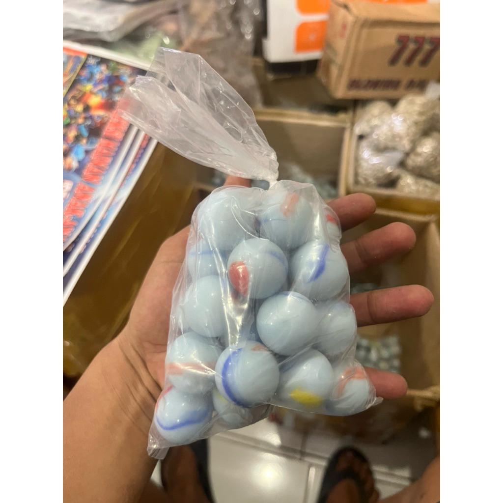 Kelereng Jumbo Isi 25 500 gram Gundu Besar Kelereng Mainan Anak