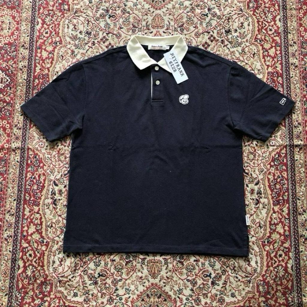 Kaos Ebbets field oversized poloshirt Vintage Ebbets Field USA HH710