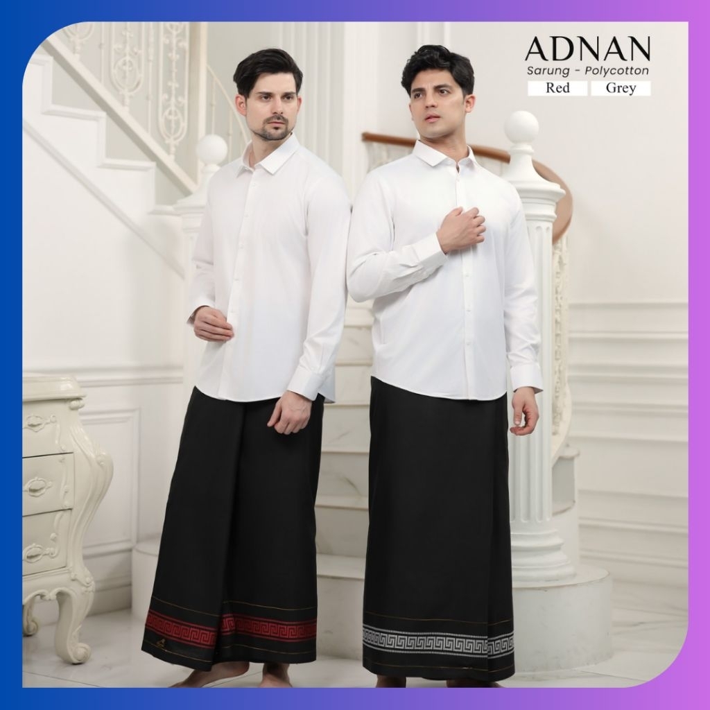 SARUNG ADNAN POLLY COTTON BY ARRAFI MEN ARMEN TERBARU