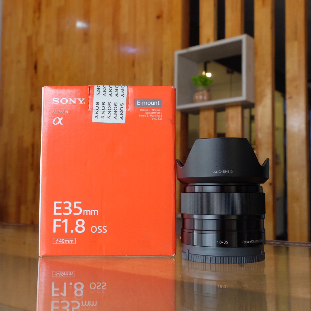 Sony E 35mm f/1.8 OSS Second Berkualitas Garansi 100%
