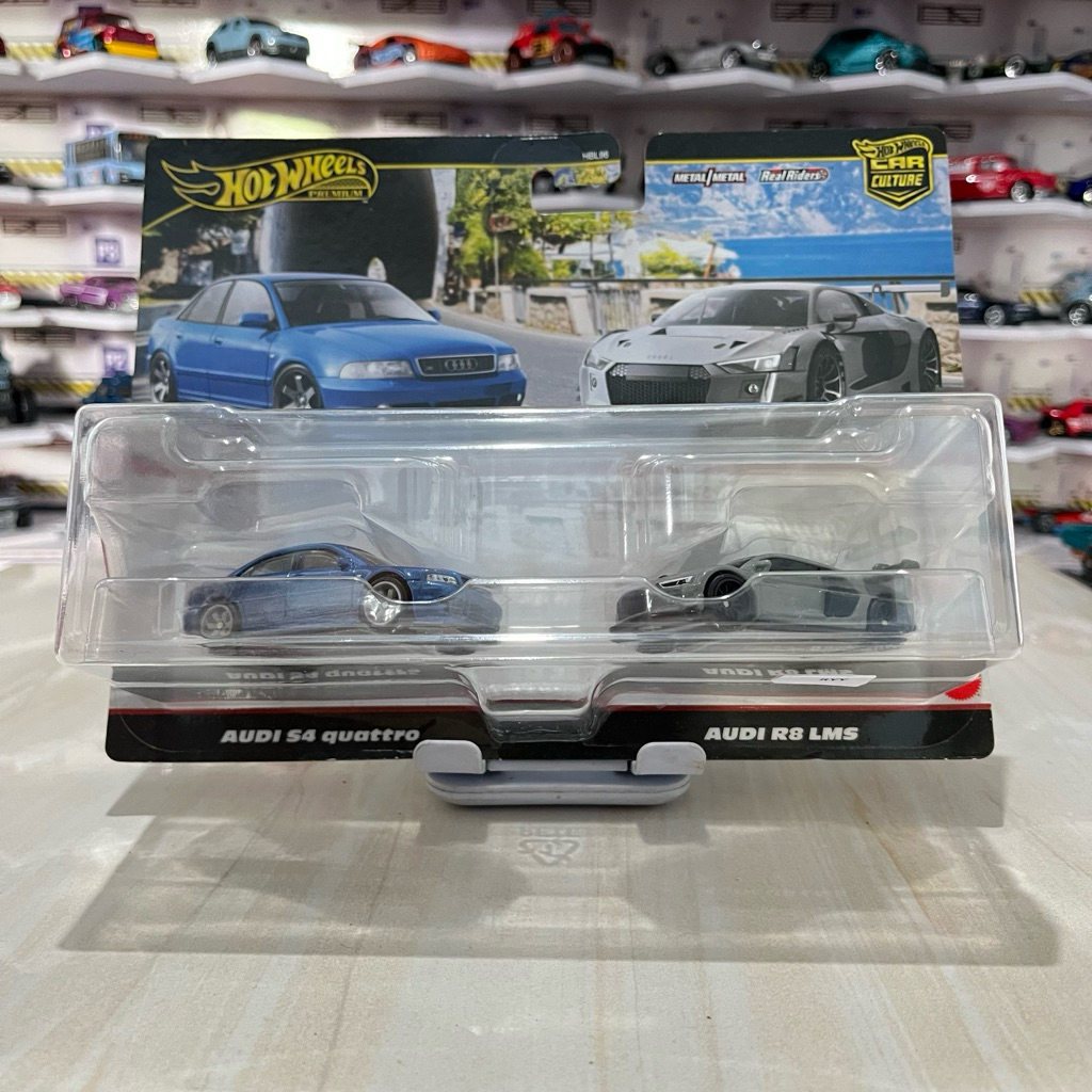 Hotwheels Audi S4 Quatro & Audi R8 LMS Premium