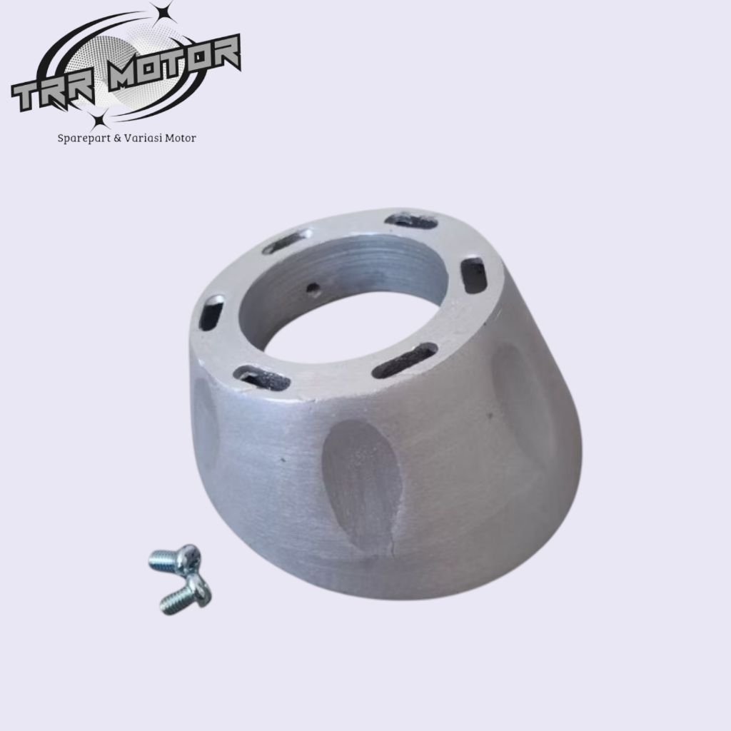 END MUFFLER SILVER END CUP UJUNG KNALPOT MONCONG KNALPOT  END MUFFLER VARIO 125 150  GASSPULL