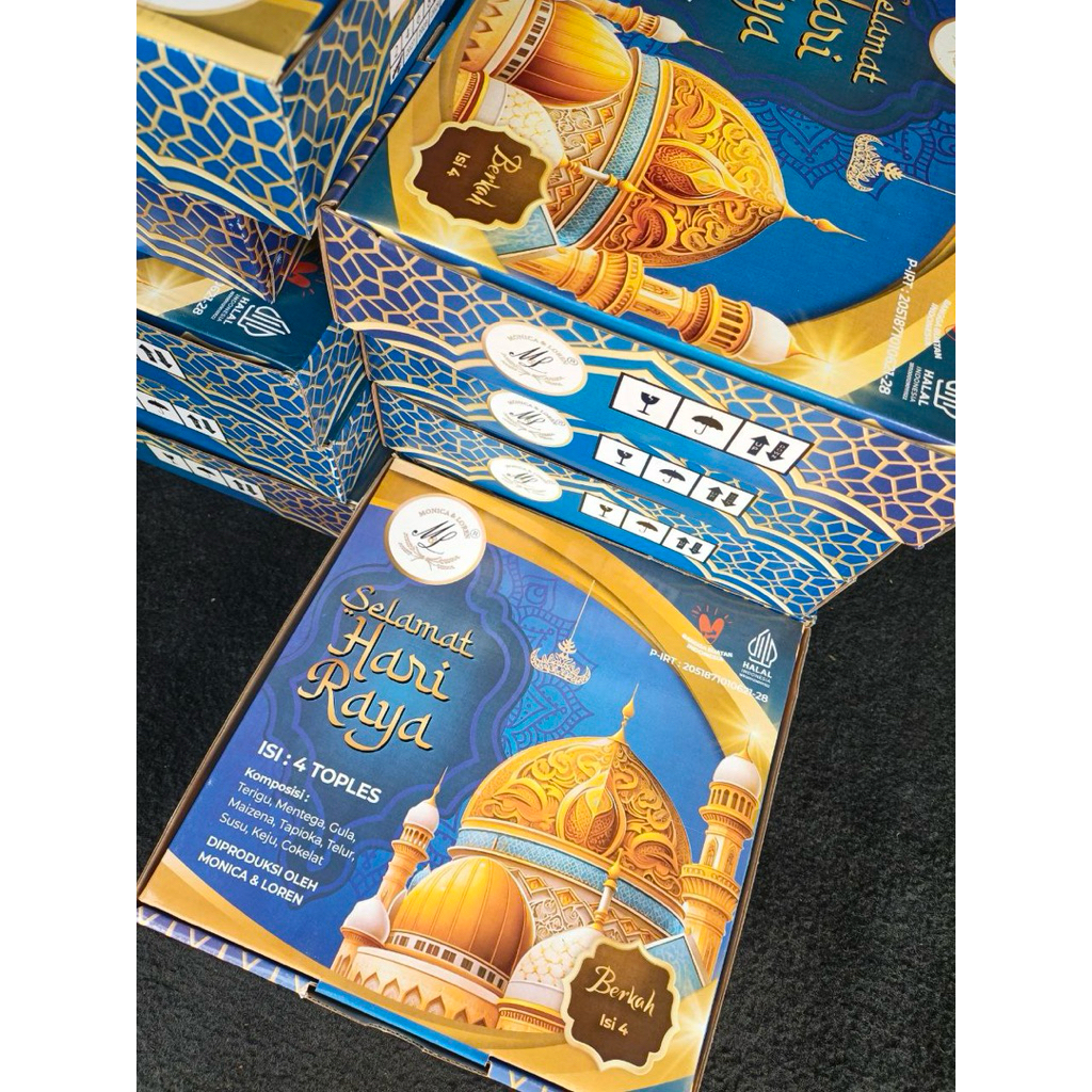 HAMPERS HANTARAN 1 BOX ISI 4 KUE KERING