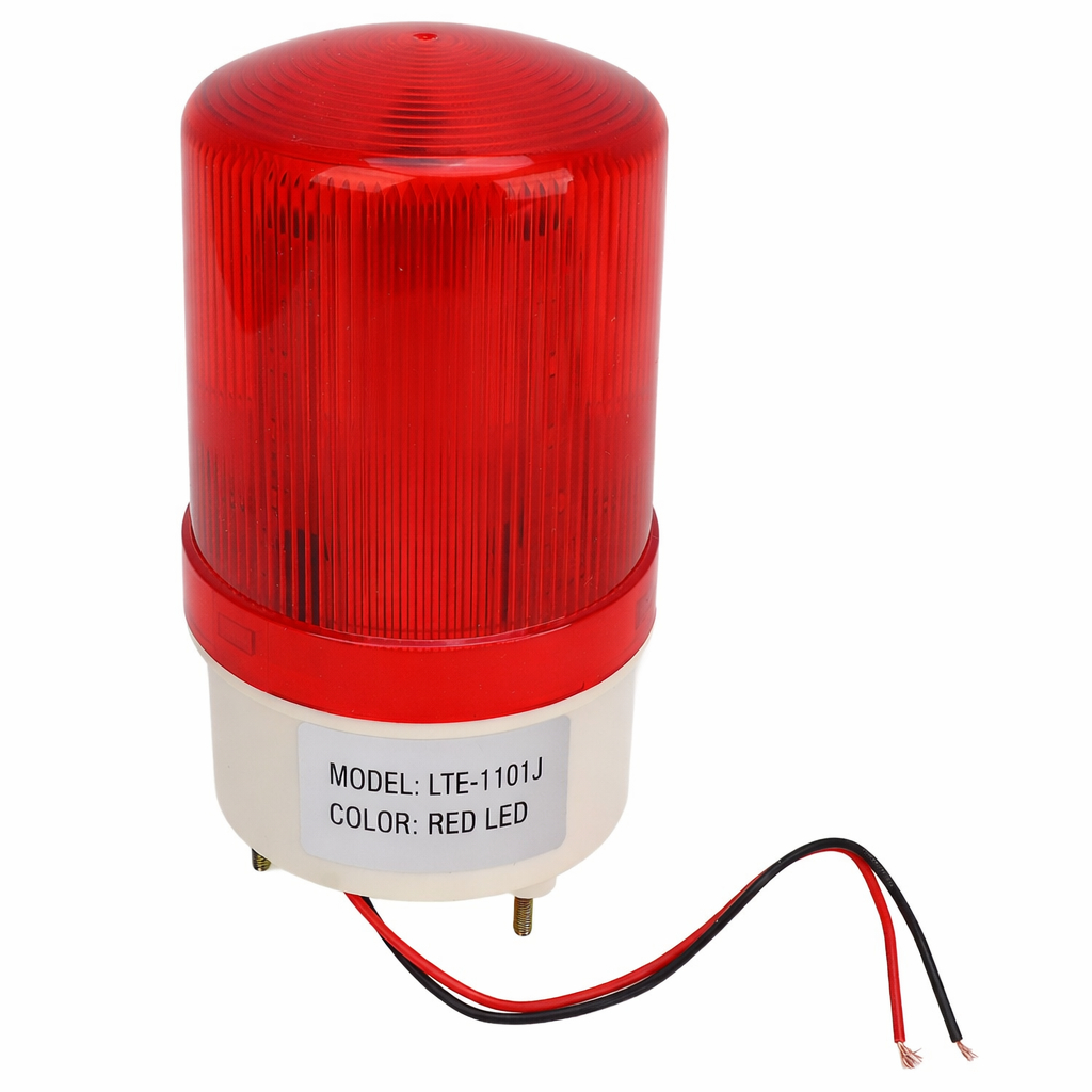 Lampu Warning LED Rotating Alarm ZTP-1101ARJ0Z 220V 24V Beacon Signal Light Buzzer Lampu Peringatan 