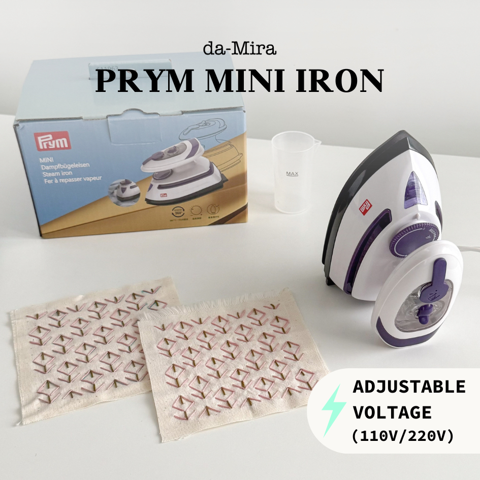 da-Mira | Prym Mini Steam Iron | Setrika Mini Steam Portable Compact Ringan Travel