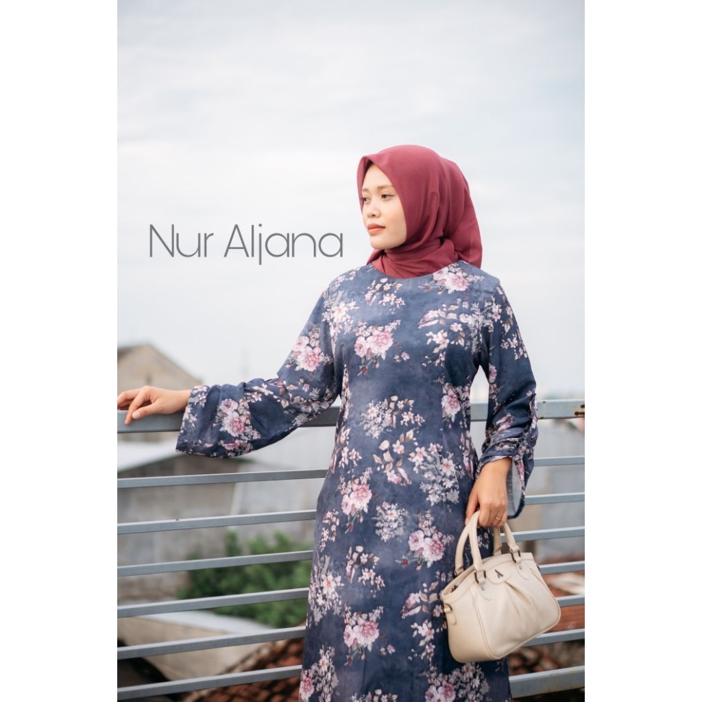 AMIRA Dress Gamis Modern Busana Wanita Baju Muslim Satin Silk Jumbo
