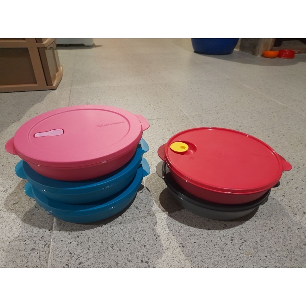 Tupperware Large CrystalWave Divided Dish