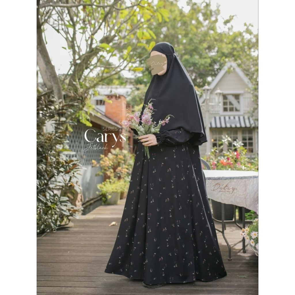 CARYS JETBLACK NIGHTGOWN DITSY SIZE S