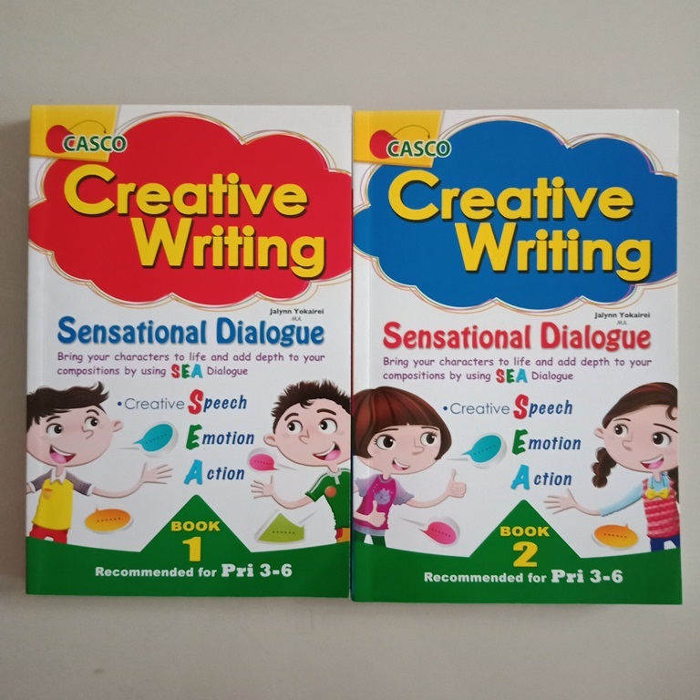 BUKU PRIMARY ENGLISH CREATIVE WRITING SENSATIONAL DIALOGUE RECOMMENDED FOR PRIMARY 3-6 BOOK 1/2 (CAS