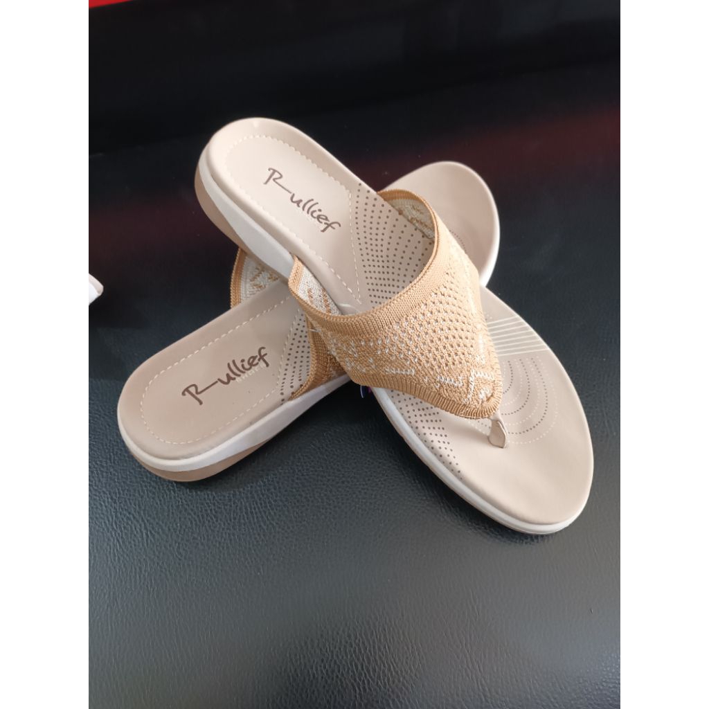Sandal Capit Wanita Dewasa / Sandal Rullief FKT233