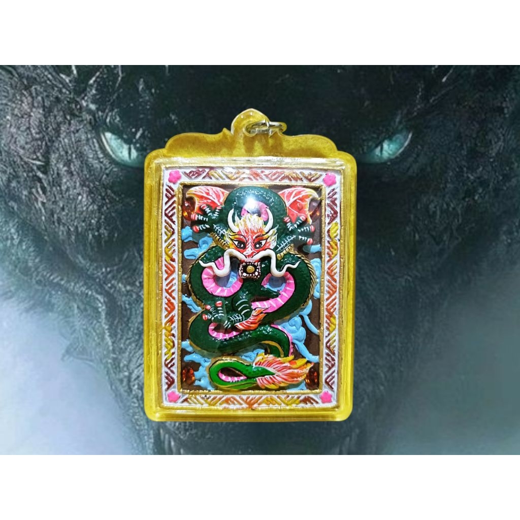 Liontin King Butterfly dan King Naga Dragon R / Kruba Krissana