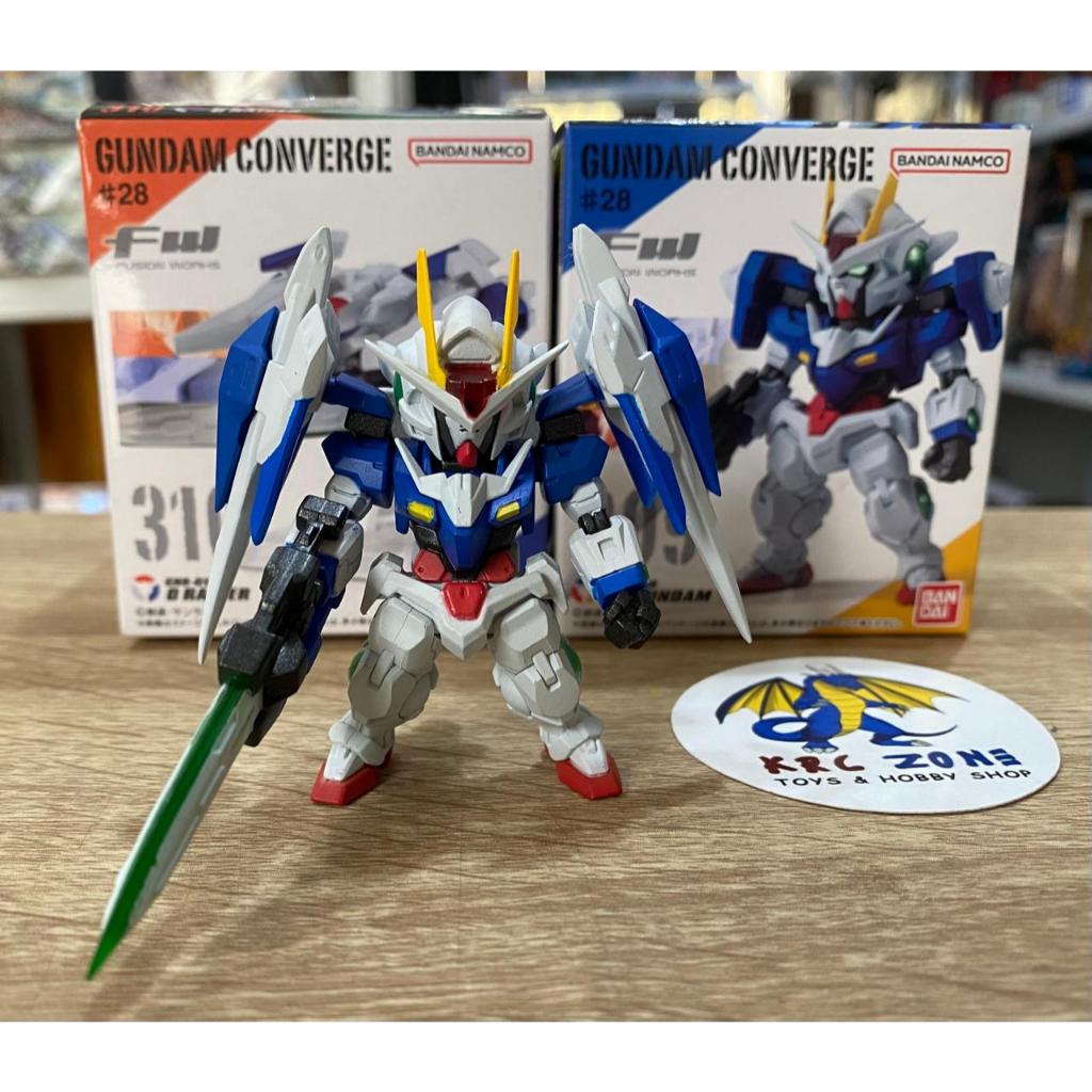 BANDAI GUNDAM CONVERGE 00 GUNDAM + 0 RAISER FIGURE SET