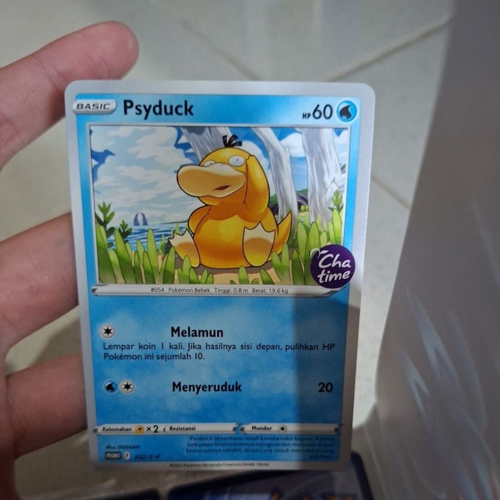 Kartu Pokemon Psyduck Chatime