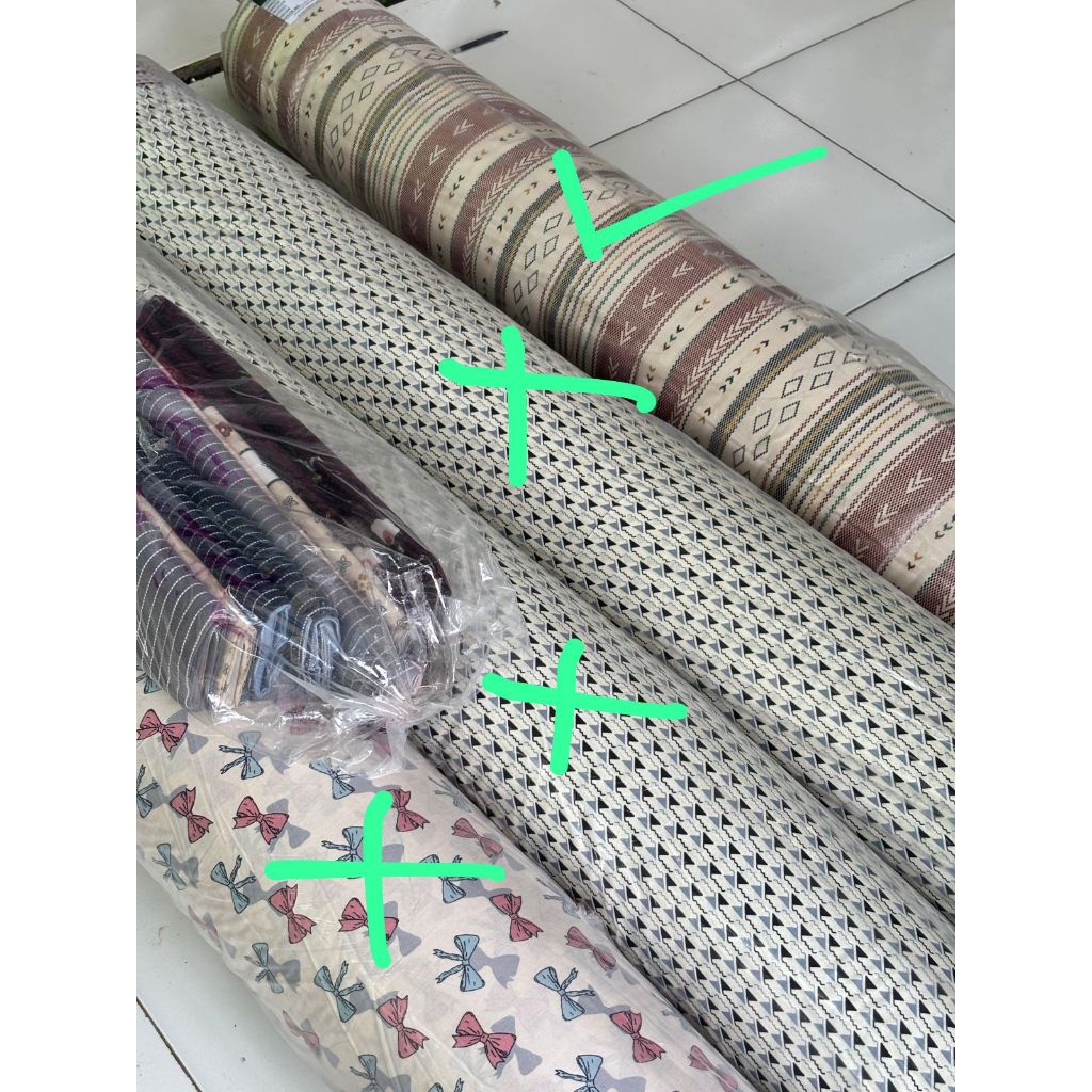 KAIN RAYON MOTIF TRIBAL VIRAL 1 ROLL MURAH MERIAH
