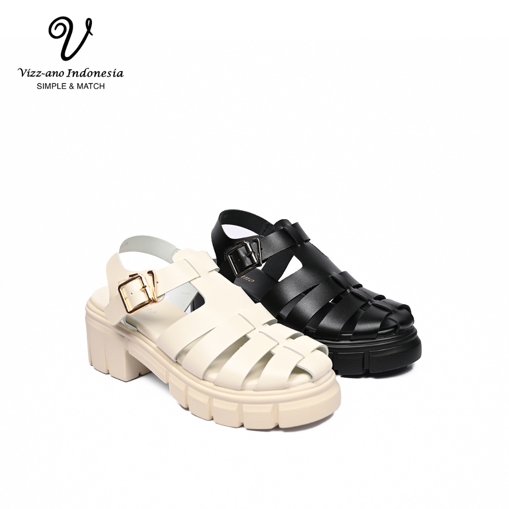 Vizzano Shoes Wedges Sandal Empuk Wanita Design Naomi