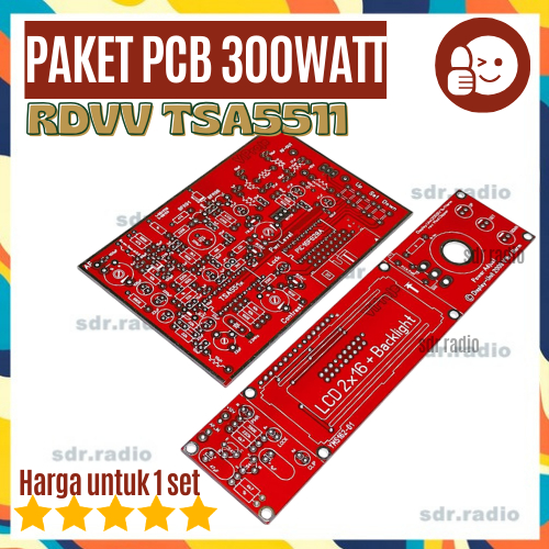 paket pcb 300mwatt RDVV TSA5511 PCB LCD 1 SET 300MW 300 MILI WATT