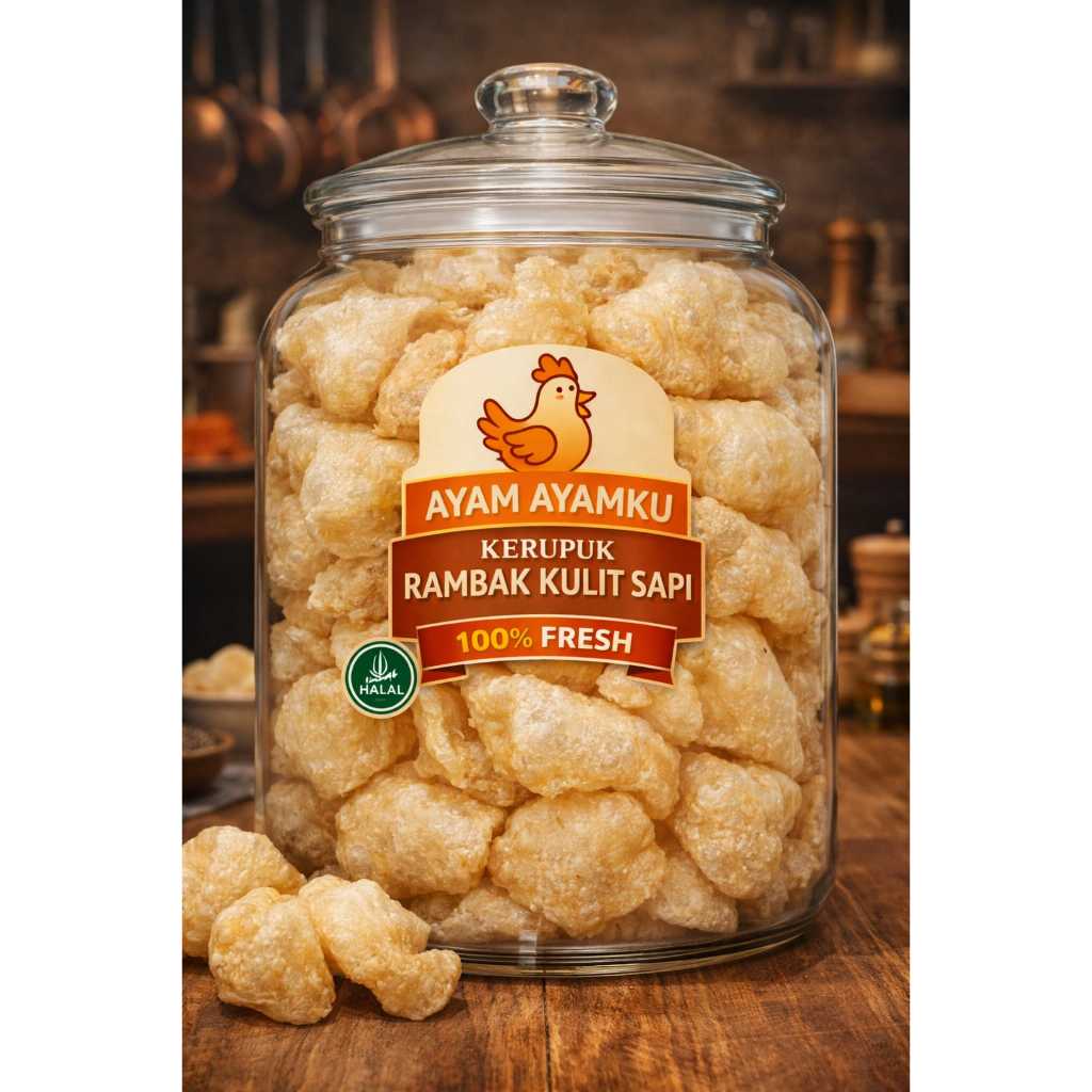 Kerupuk Rambak Kulit Sapi pack | AYAM AYAMKU