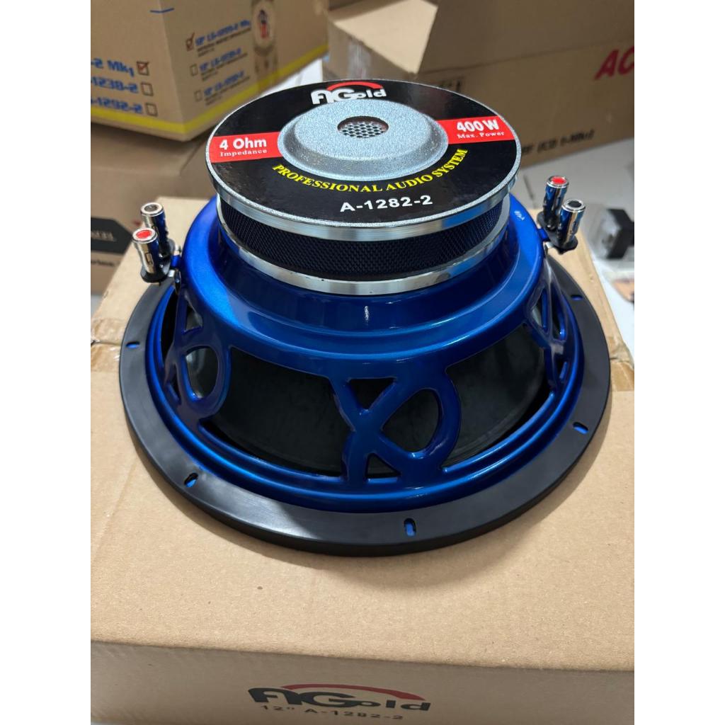 Speaker Acoustic 12 inch A - 1282 - 2 Subwoofer original / speaker akustik 12 in 1282 biru/merah
