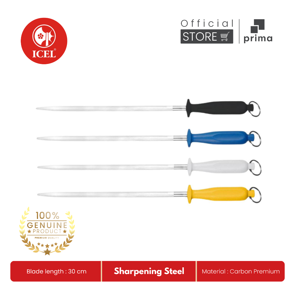 Sharpening Steel 30 cm | Pengasah Pisau - ICEL