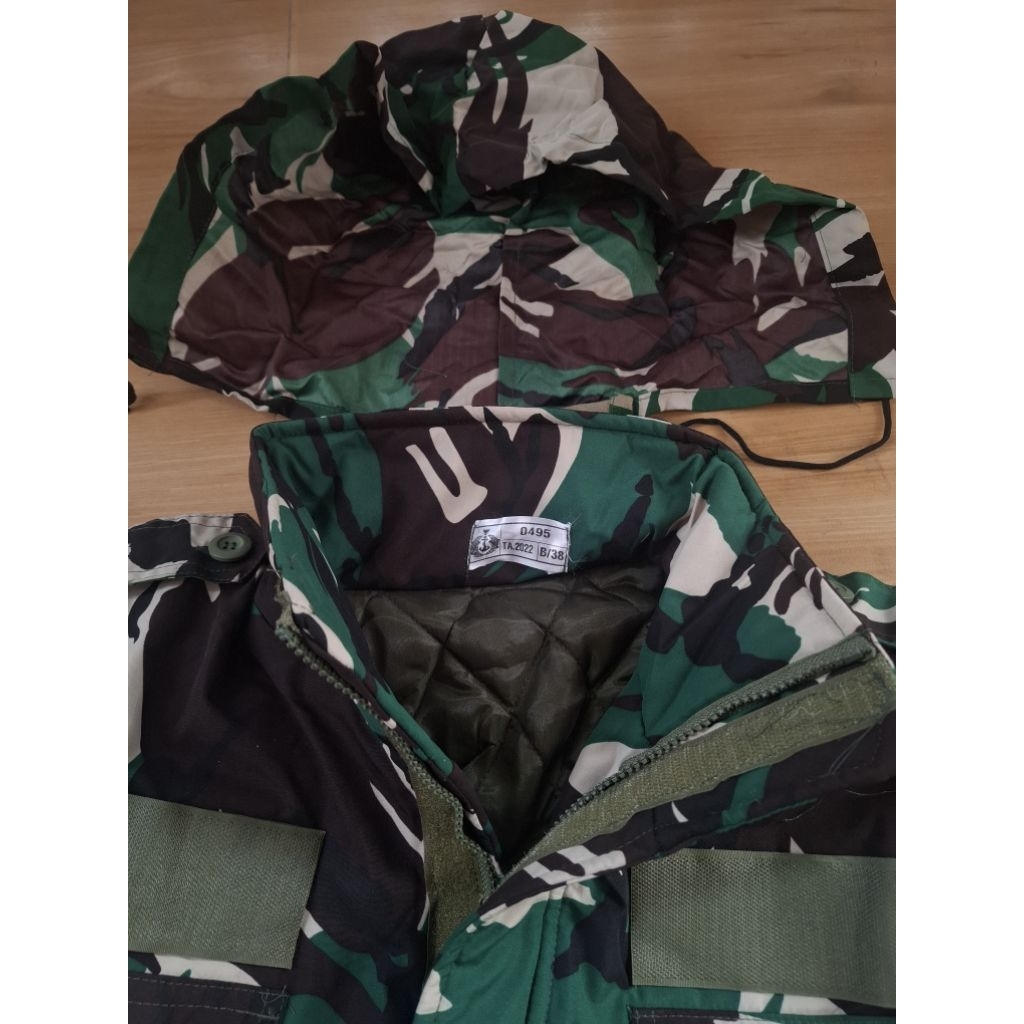 jaket gunung loreng malvinas jatah TNI