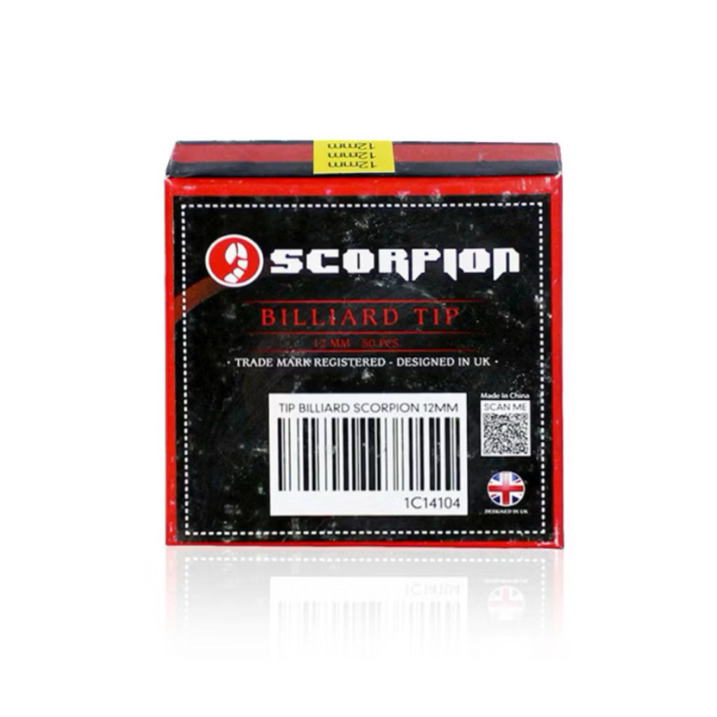 Billiard Tip Scorpion | Cue Tip | Tip Billiard Satuan