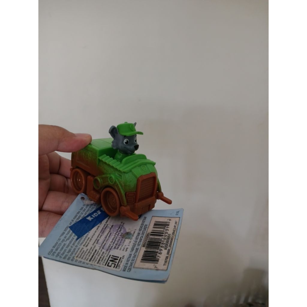paw patrol NEW ORIGINAL nickelodeon rocky spin master diecast mainan mobilan baru asli