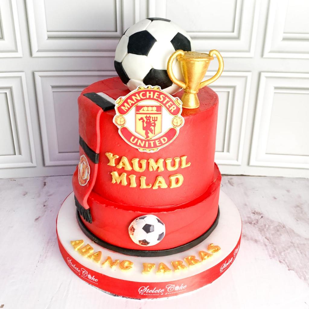 Kue Ulang Tahun/Birthday Cake/Kue Ultah Tema Bola/Bola Cake/Cake tema cowo