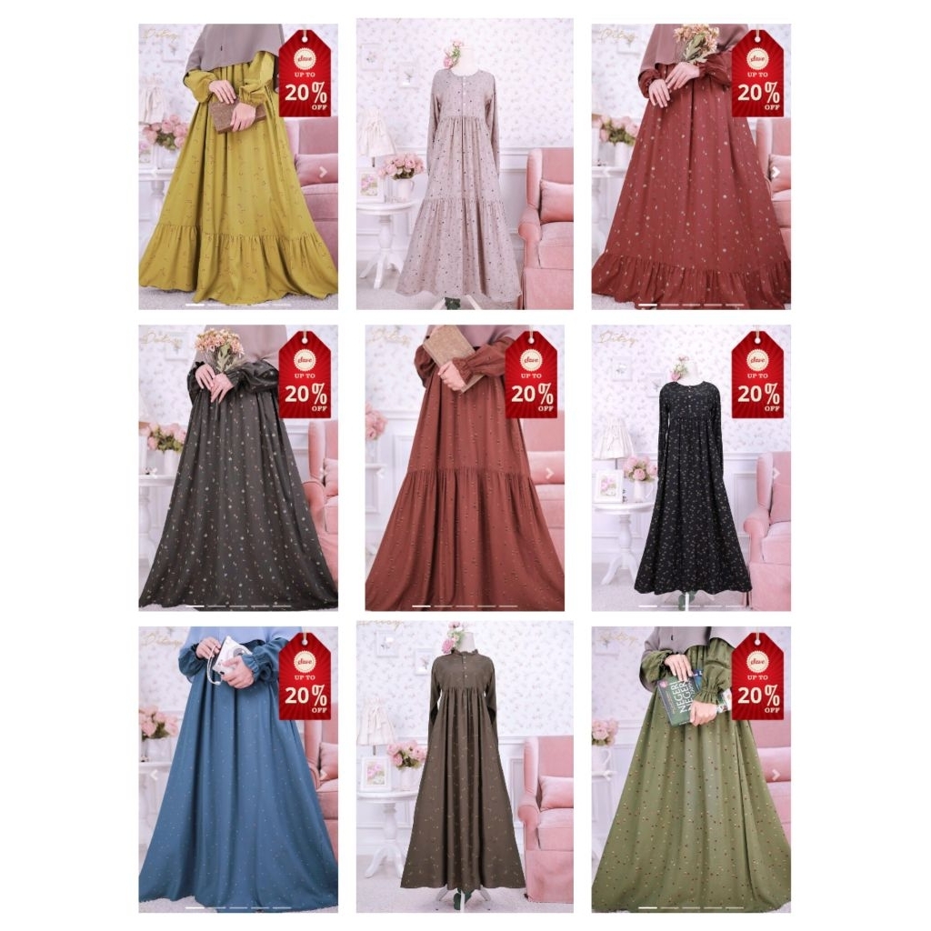 Reject Sale Ditsy Nightgown size S M L XL XXL