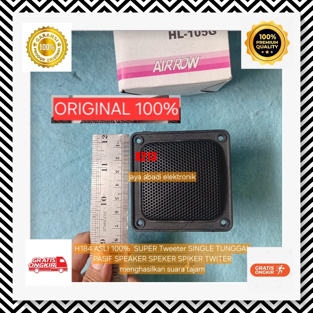 X213 150 W Impedance 4 8 ohm ASLI 100% SUPER Tweeter SINGLE TUNGGAL PASIF SPEAKER SPEKER SPIKER TWIT