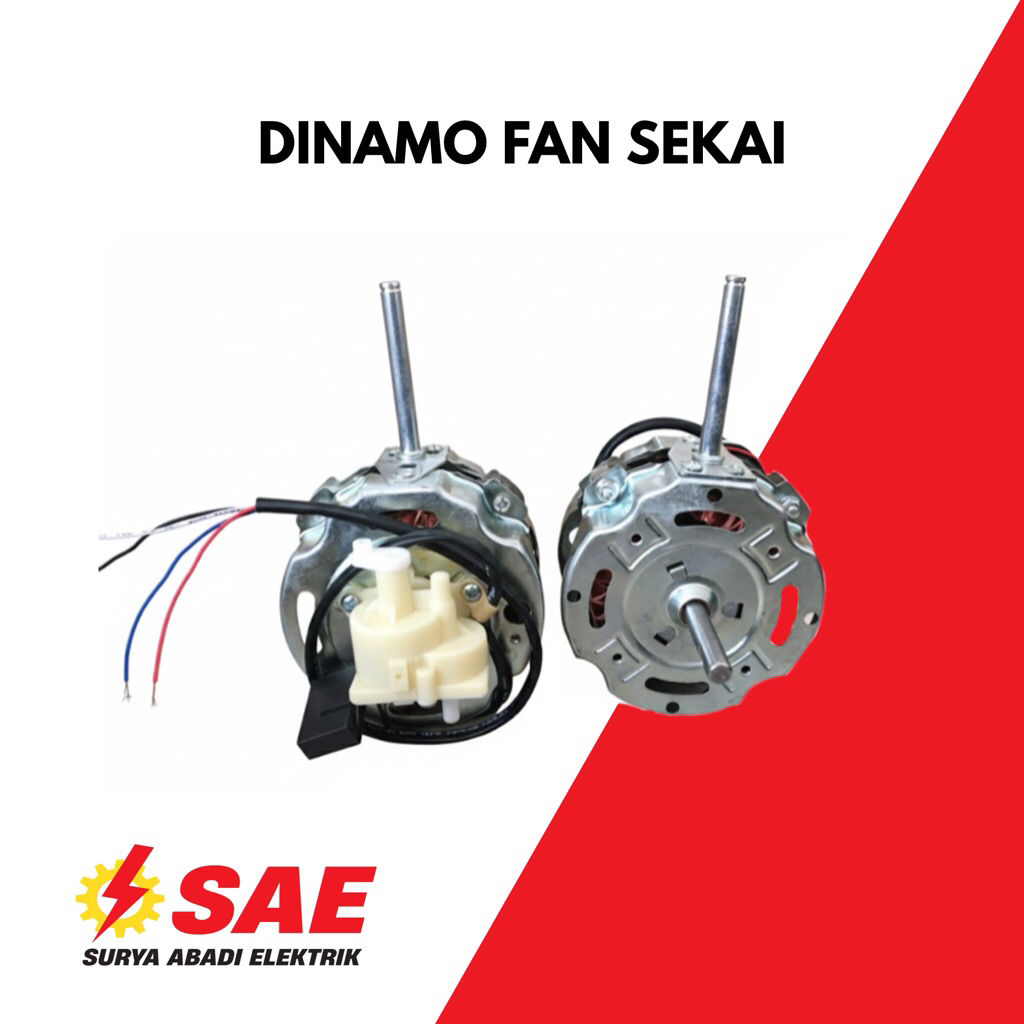 Dinamo / Motor Kipas Sekai IST 1851 Baling - Baling Besi - Mesin Kipas Angin Tornado Arashi