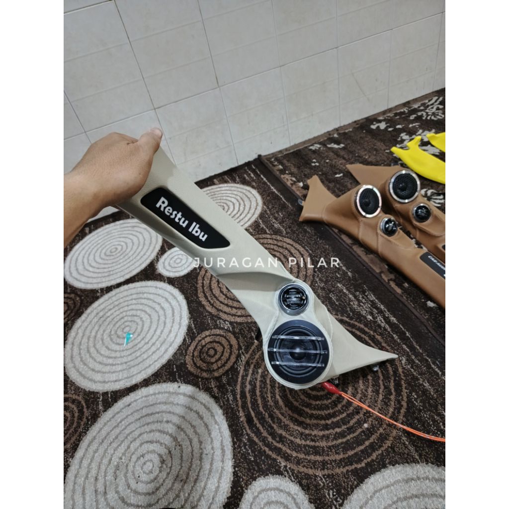 Pilar 3 way New Agya Ayla tahun 2023 ke atas kosongan atau full set spiker midrange dan tweter