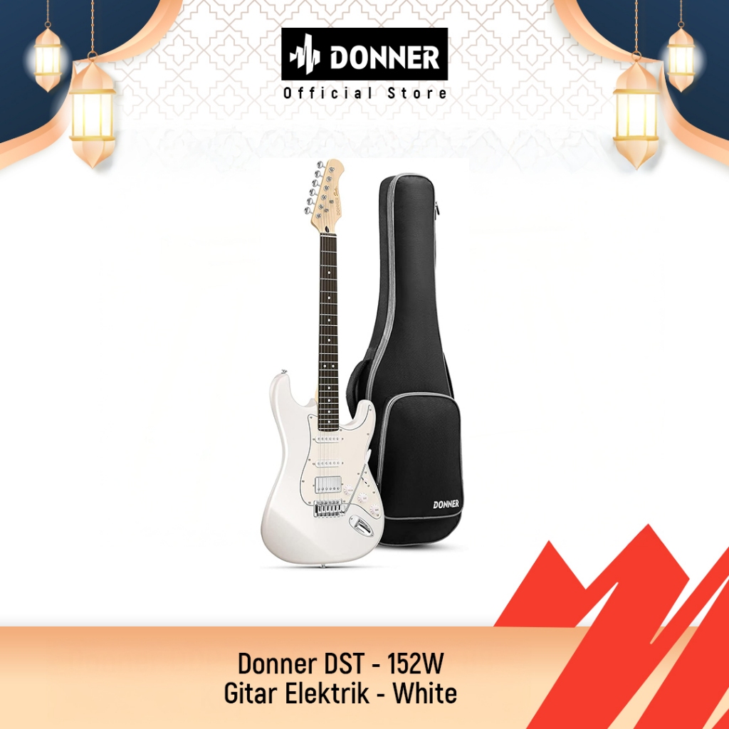 Donner DST - 152W Gitar Elektrik - White