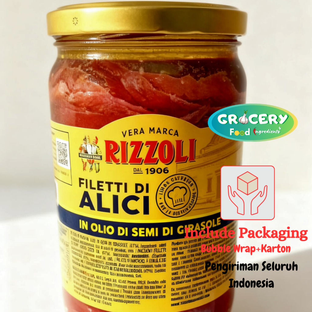 Anchovy from italy 700gram/ Anchovies fillet pucci