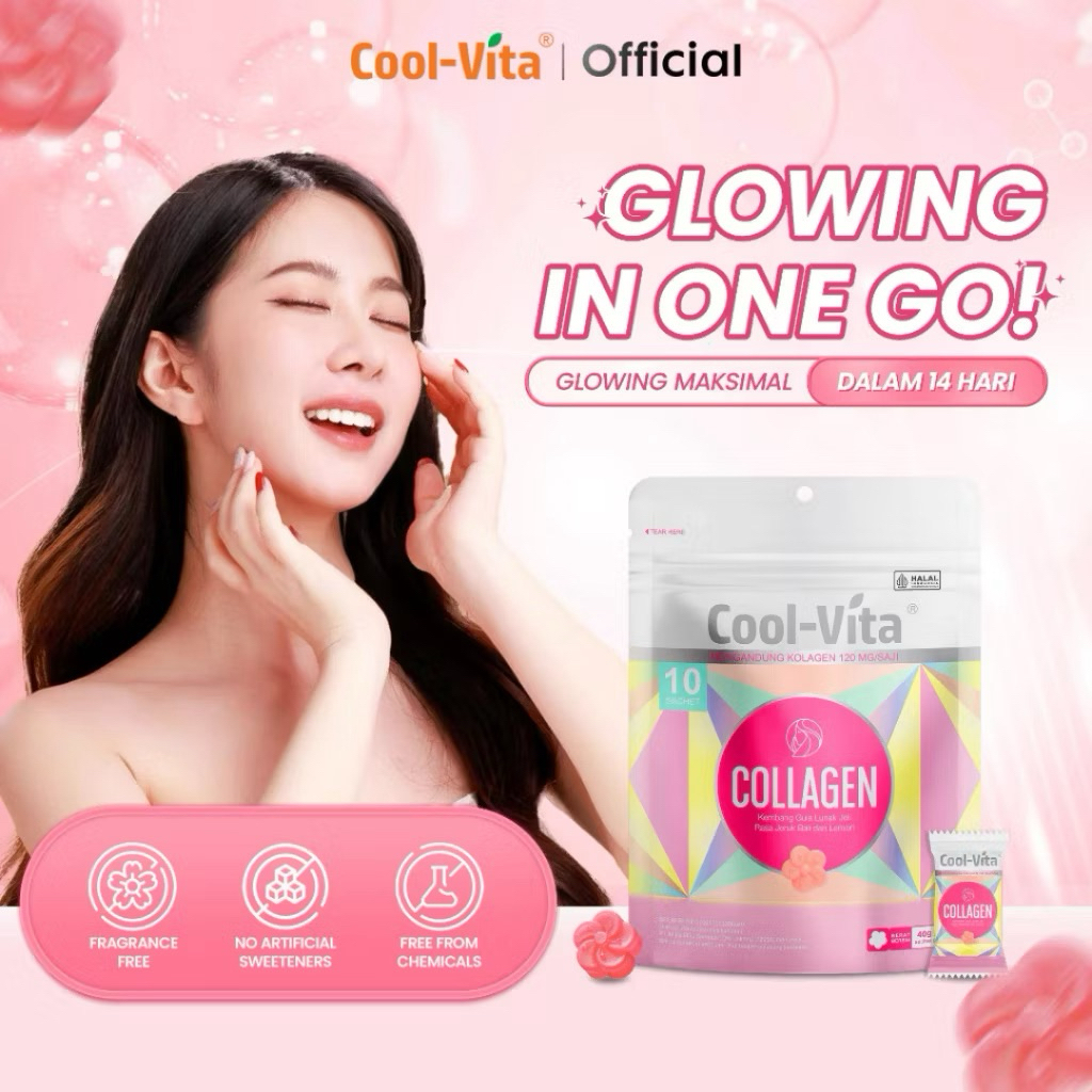 Gummy Kolagen Cool-Vita Rendah Gula, Aman untuk Diet Sehat