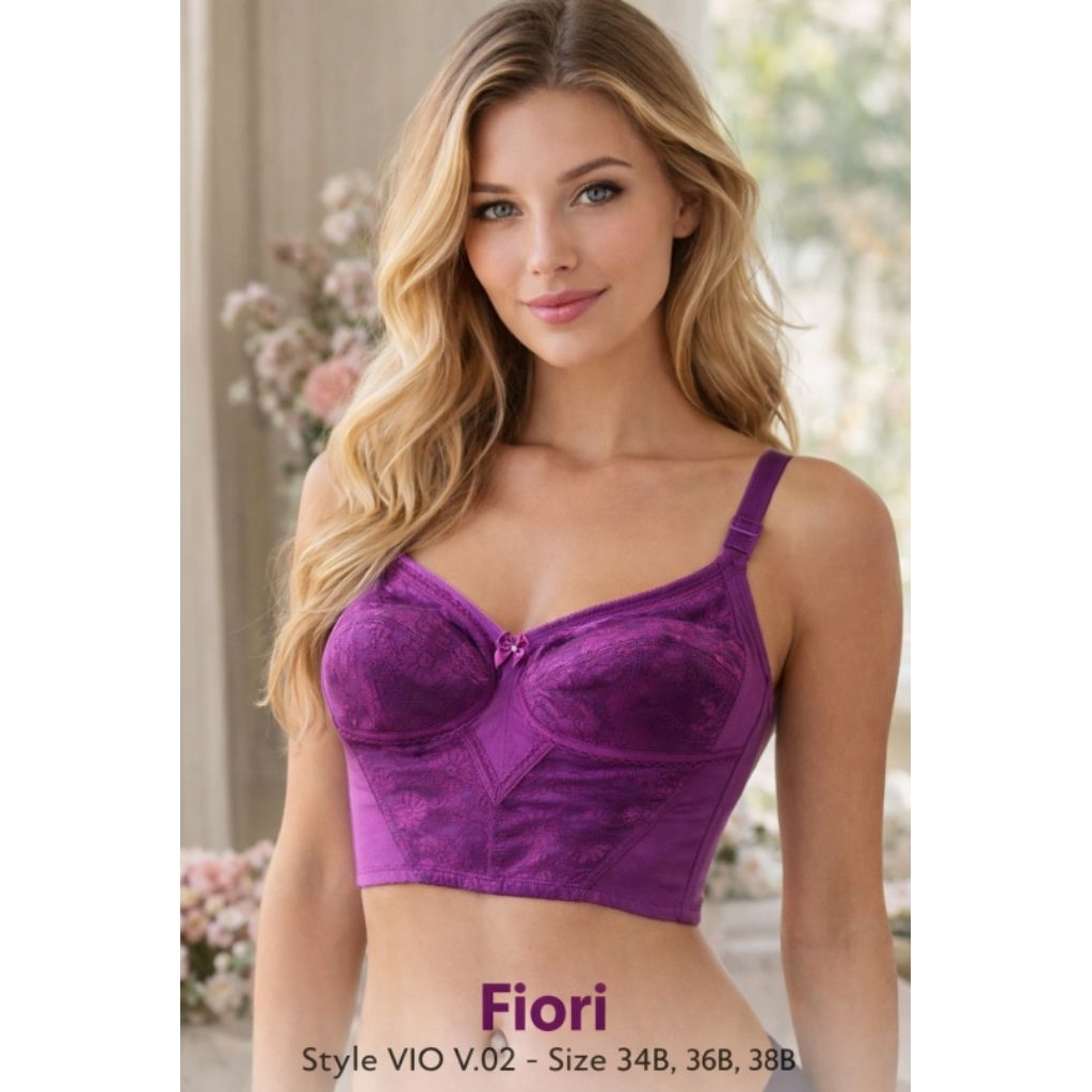 Bra Fiori style VIO V.02 Original size 34B, 36B, 38B