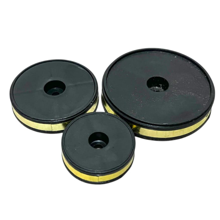 kaki box plastik pvc list kuning ups