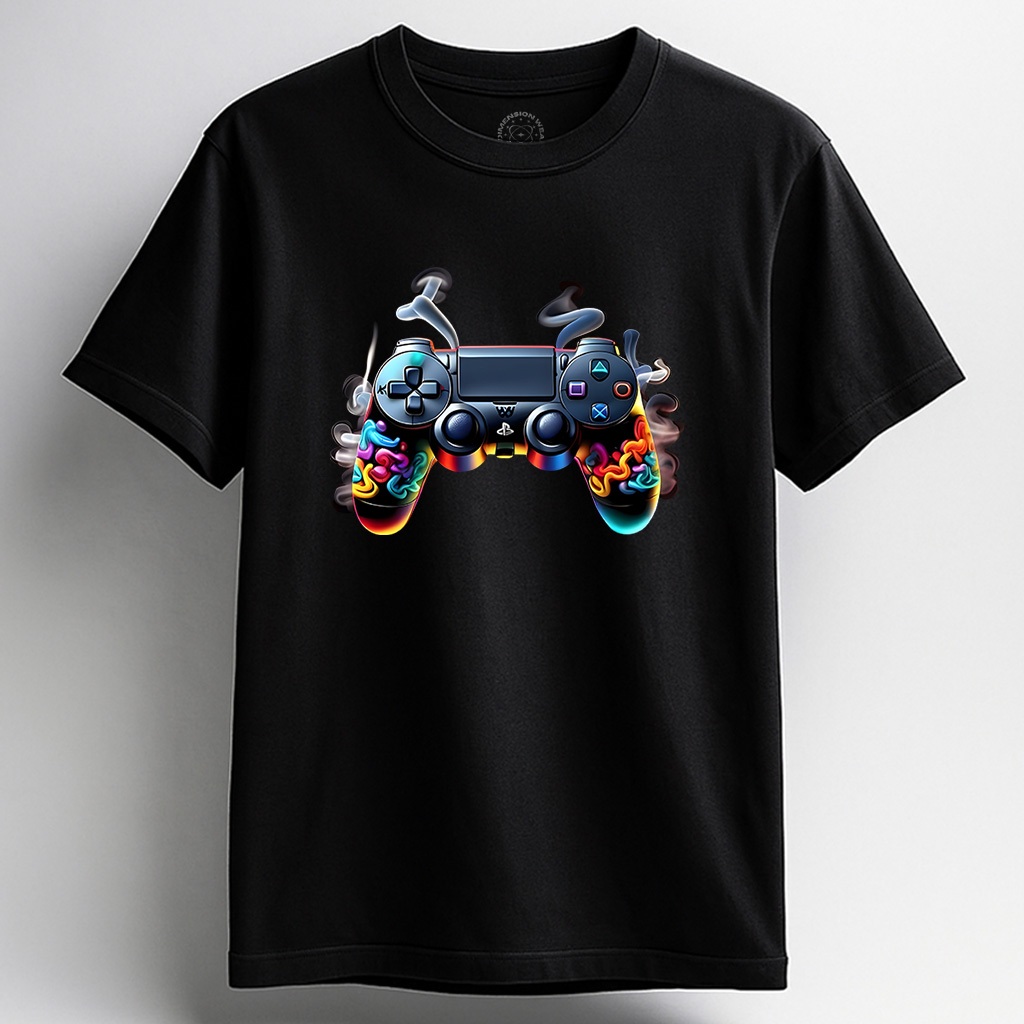 3DimensionWear - Kaos Distro Premium Original 3D Controller Playstation - DT0088