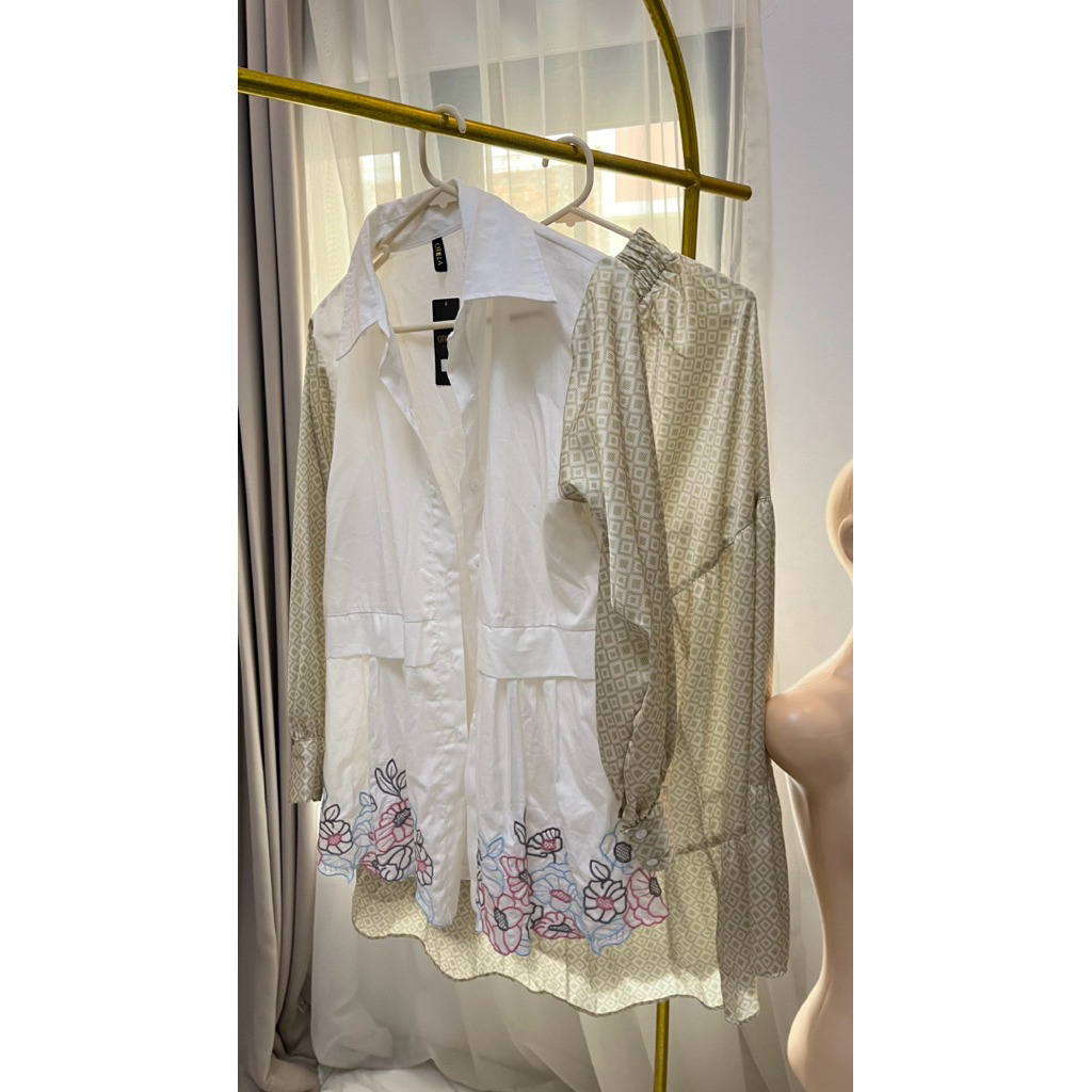 ONE SET ROK KATUN PREMIUM COMBINE SATIN