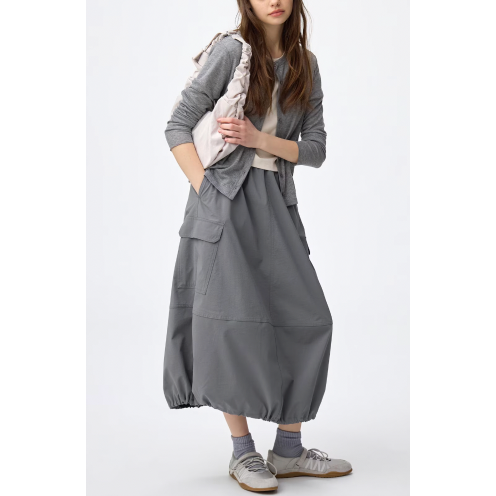 Women Tech Cargo Skirt GU/Rok Wanita GU Po Jepang