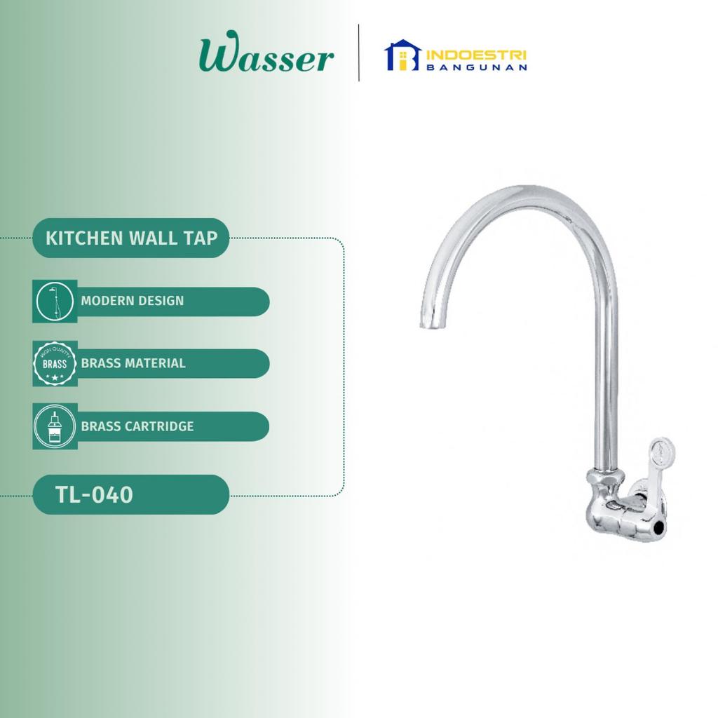 Kran Sink Cuci Piring Dinding Wasser TL 040 / Wasser Keran Cuci Piring