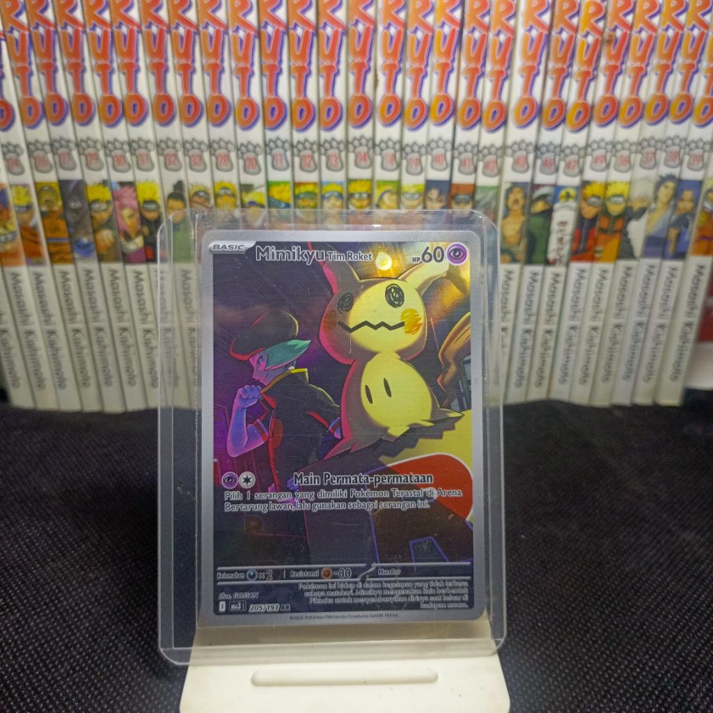 kartu pokemon Indonesia Mimikyu tim roket AR