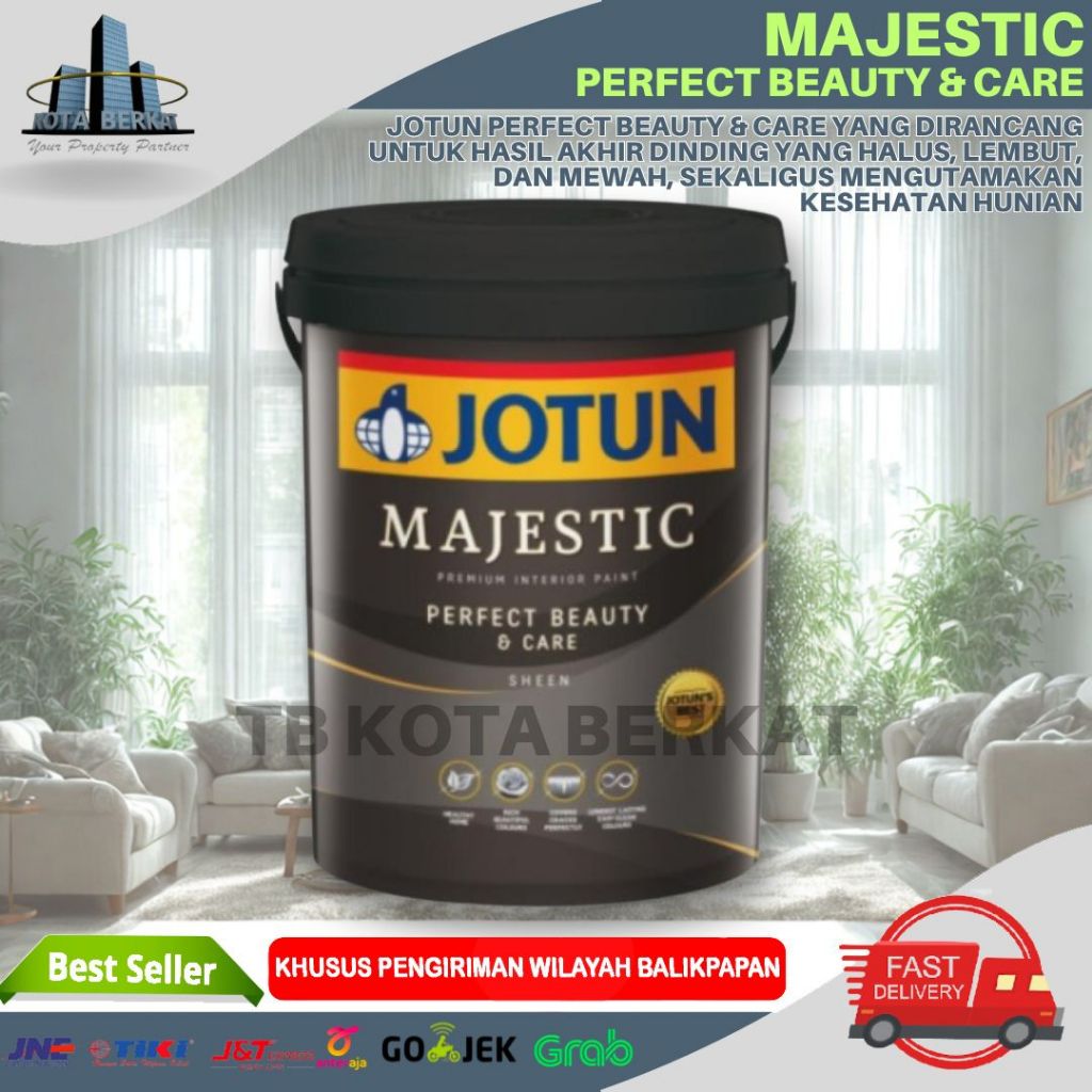 CAT TEMBOK JOTUN INTERIOR / JOTUN MAJESTIC PERFECT BEAUTY & CARE